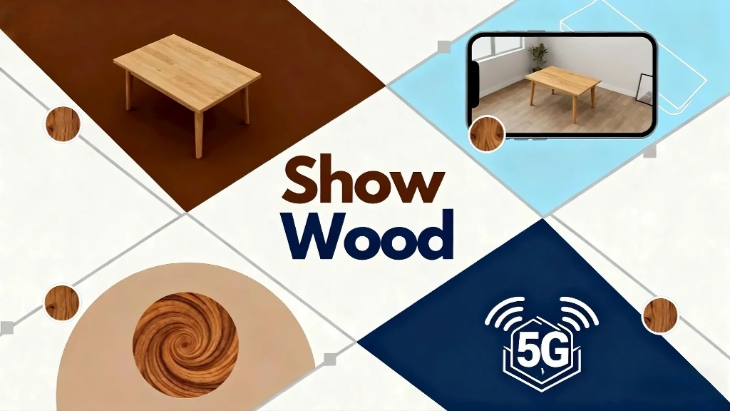 NY Digital Awards Winner - Show Wood — AI Image-to-3D & Web AR Platform