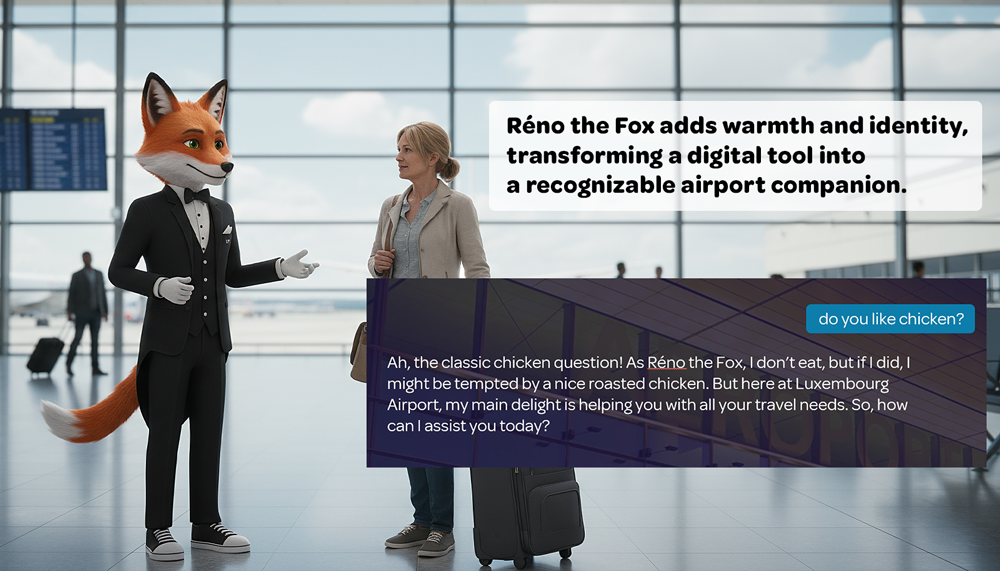 NY Digital Awards Winner - Réno — Luxembourg Airport’s AI Concierge