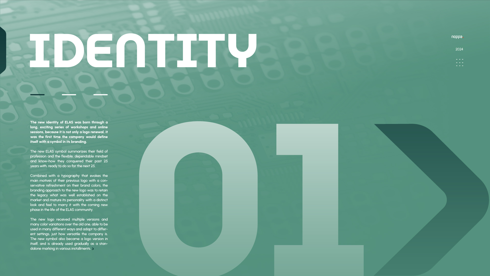 NY Digital Awards Winner - ELAS Ltd. Brand Identity