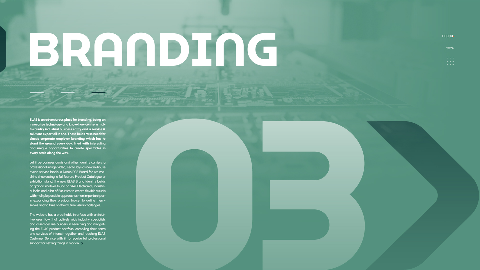 NY Digital Awards Winner - ELAS Ltd. Brand Identity