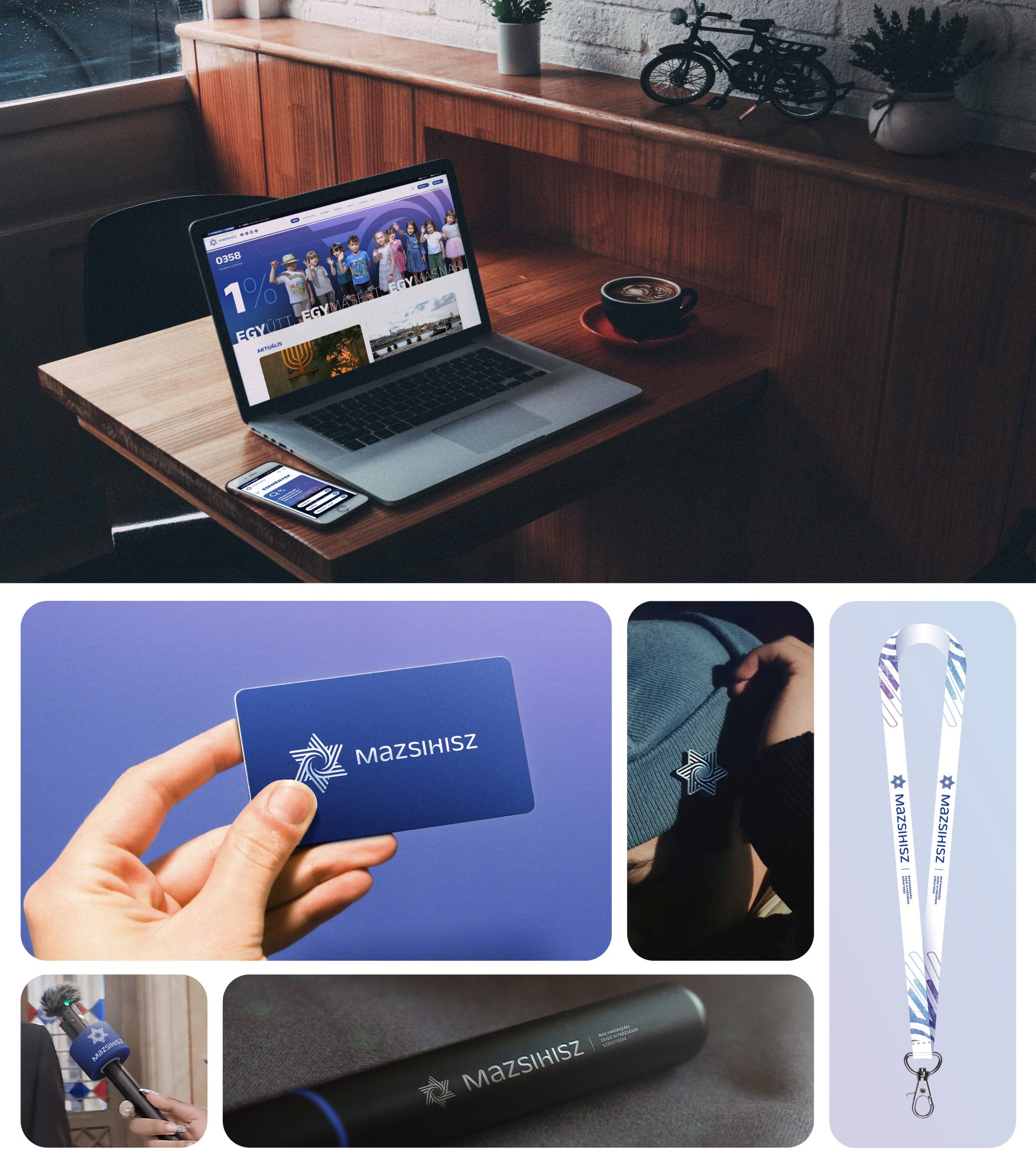 NY Digital Awards Winner - Federation of Jewish Communities in Hungary - identity