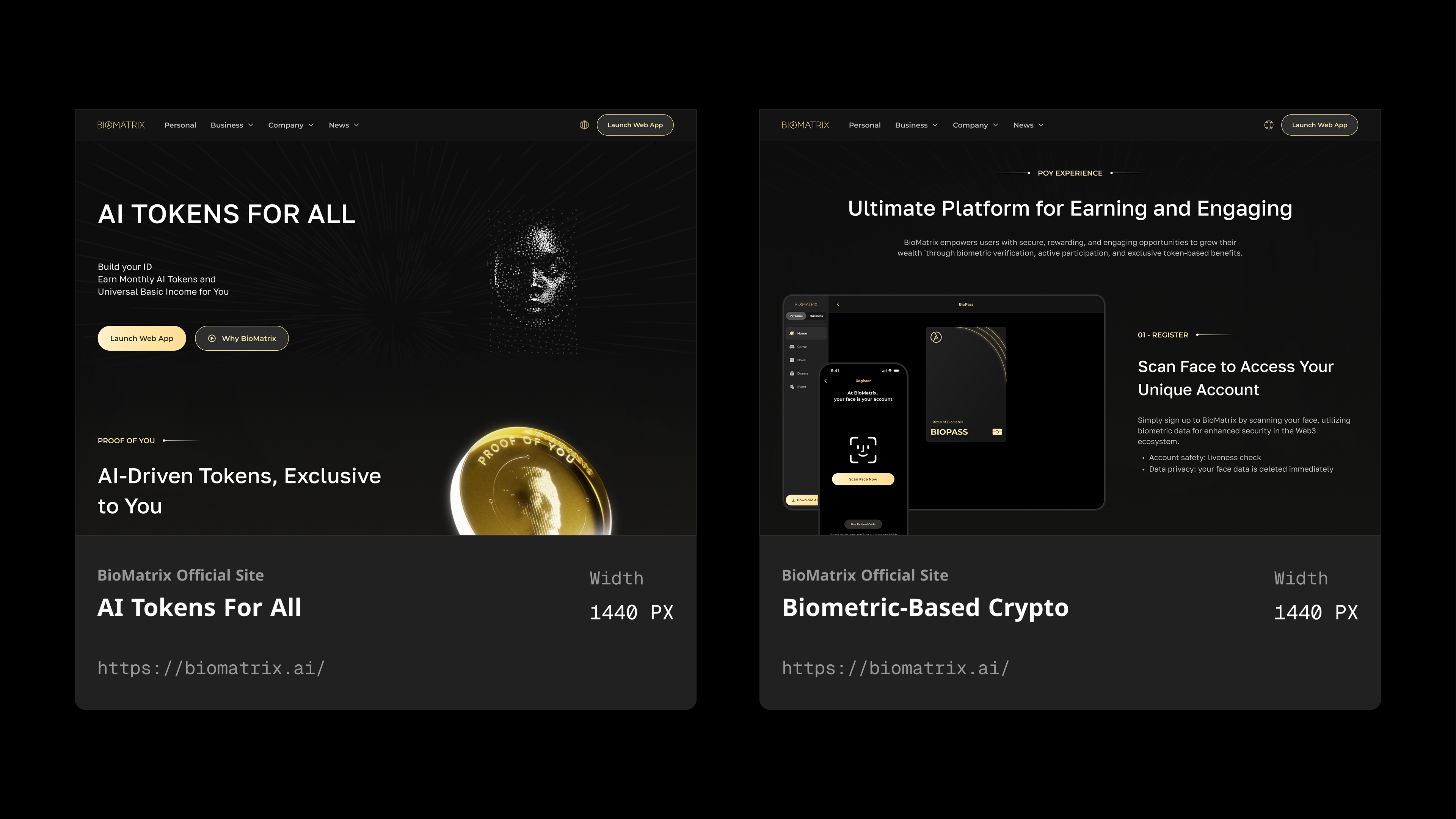 NY Digital Awards Winner - BioMatrix