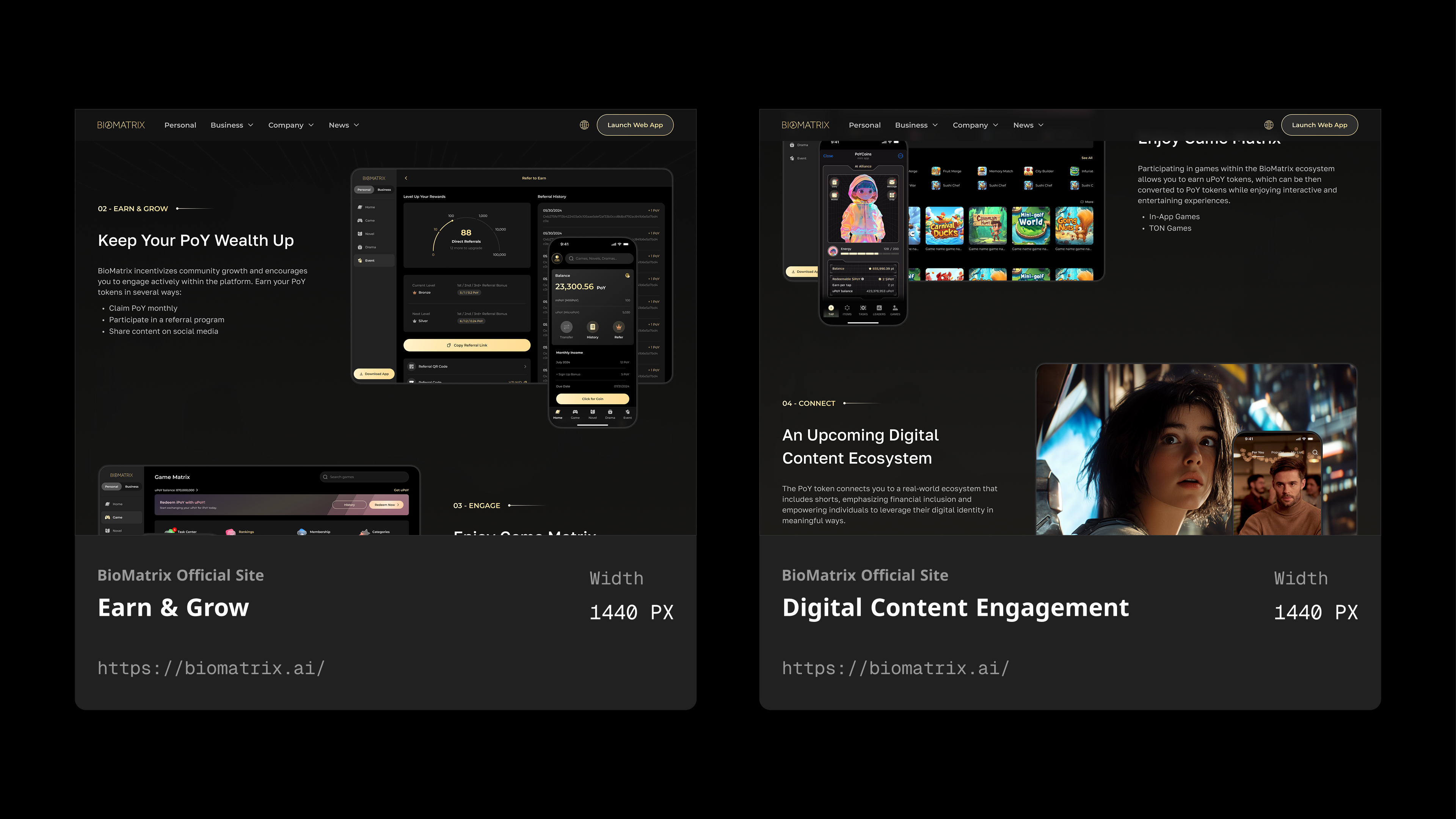 NY Digital Awards Winner - BioMatrix