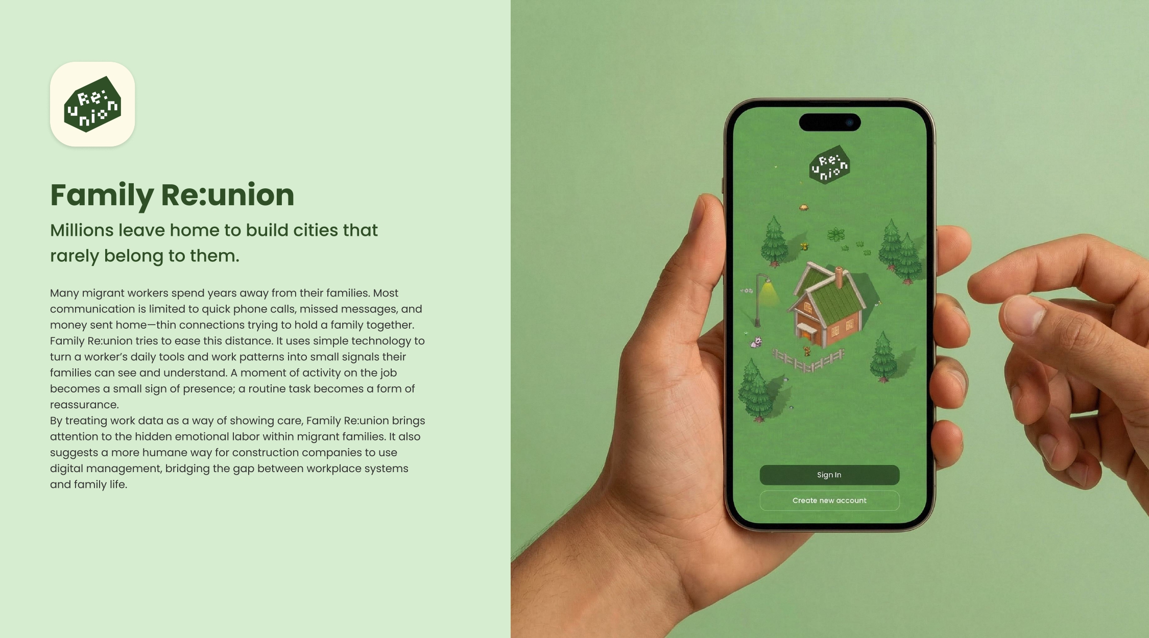 NY Digital Awards Winner - Family Re:Union: A Presence-Centered Family Connection