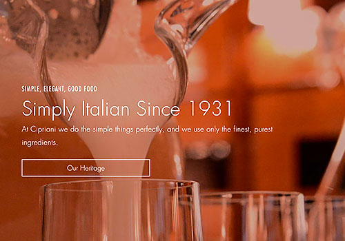 NY Digital Winner - Daniel James Consulting - Cipriani