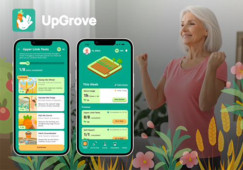 NY Digital Awards - UpGrove: A Gamified Upper-Limb Self-Assessment System
